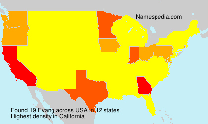 Surname Evang in USA Surname Evang in USA