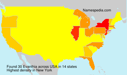 Surname Evanthia in USA Surname Evanthia in USA