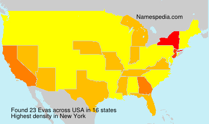 Surname Evas in USA Surname Evas in USA