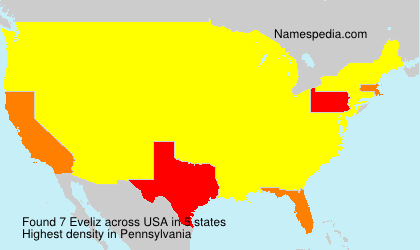 Surname Eveliz in USA Surname Eveliz in USA
