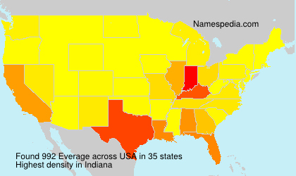 Surname Everage in USA Surname Everage in USA
