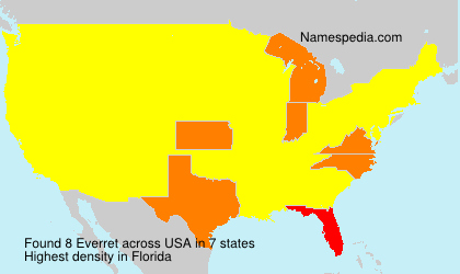 Surname Everret in USA Surname Everret in USA