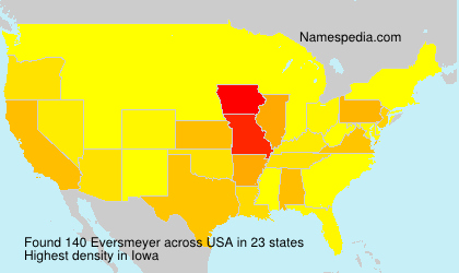 Surname Eversmeyer in USA Surname Eversmeyer in USA