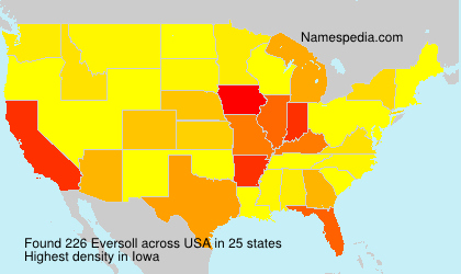 Surname Eversoll in USA Surname Eversoll in USA