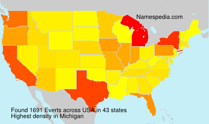 Surname Everts in USA Surname Everts in USA