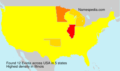 Surname Eviota in USA Surname Eviota in USA