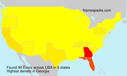 Surname Evors in USA Surname Evors in USA