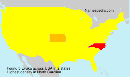 Surname Evuka in USA Surname Evuka in USA