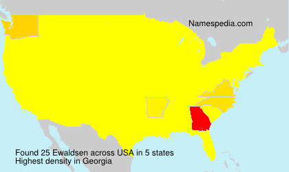 Surname Ewaldsen in USA Surname Ewaldsen in USA