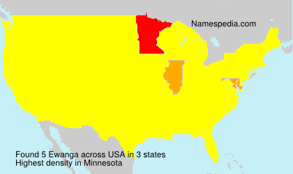 Surname Ewanga in USA