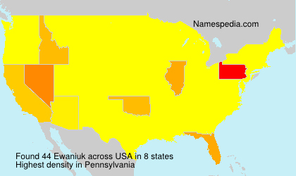 Surname Ewaniuk in USA Surname Ewaniuk in USA
