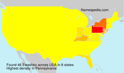 Surname Ewashko in USA Surname Ewashko in USA
