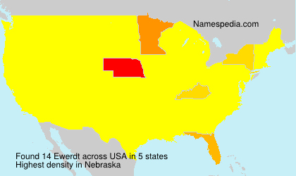 Surname Ewerdt in USA Surname Ewerdt in USA