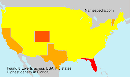 Surname Ewerts in USA Surname Ewerts in USA