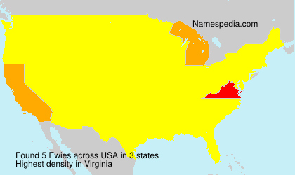 Surname Ewies in USA Surname Ewies in USA