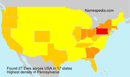 Surname Ewis in USA Surname Ewis in USA