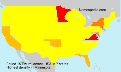 Surname Ewumi in USA Surname Ewumi in USA