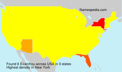 Surname Exarchou in USA Surname Exarchou in USA