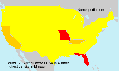 Surname Exarhou in USA