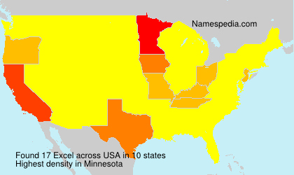 Surname Excel in USA