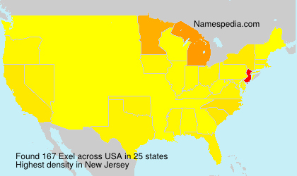 Surname Exel in USA Surname Exel in USA