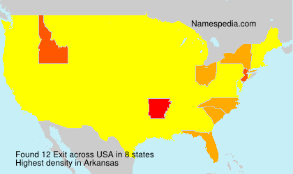 Surname Exit in USA
