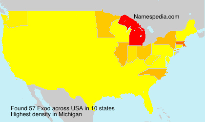 Surname Exoo in USA Surname Exoo in USA