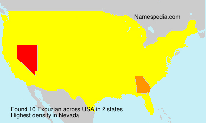 Surname Exouzian in USA