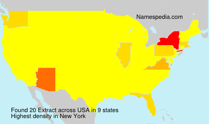 Surname Extract in USA Surname Extract in USA