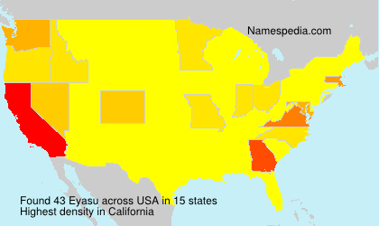 Surname Eyasu in USA Surname Eyasu in USA