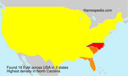Surname Eybl in USA Surname Eybl in USA