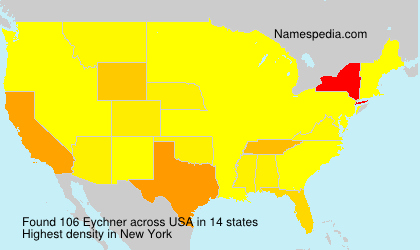 Surname Eychner in USA