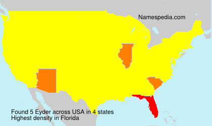 Surname Eyder in USA Surname Eyder in USA