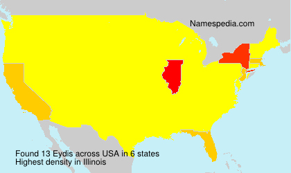 Surname Eydis in USA