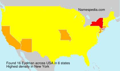 Surname Eydman in USA Surname Eydman in USA