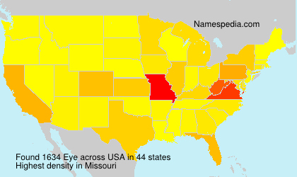 Surname Eye in USA Surname Eye in USA