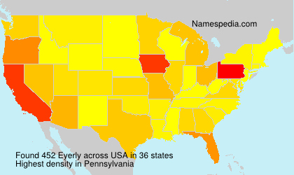Surname Eyerly in USA