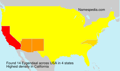 Surname Eygendaal in USA Surname Eygendaal in USA