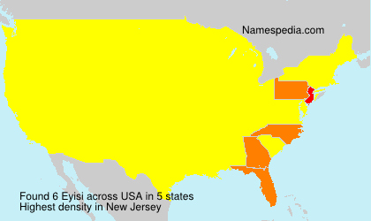 Surname Eyisi in USA
