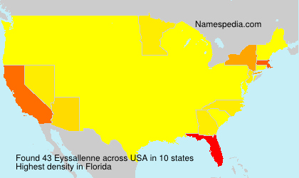 Surname Eyssallenne in USA Surname Eyssallenne in USA