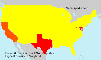 Surname Ezadi in USA
