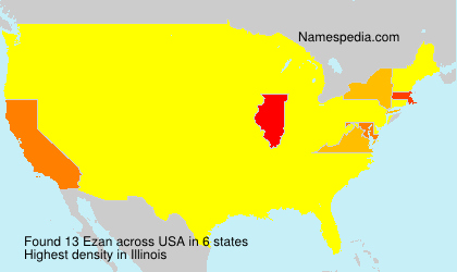 Surname Ezan in USA