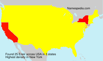 Surname Ezeir in USA