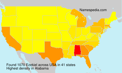 Surname Ezekiel in USA