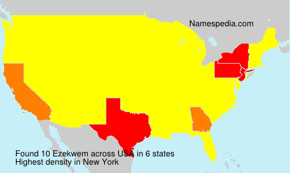 Surname Ezekwem in USA Surname Ezekwem in USA