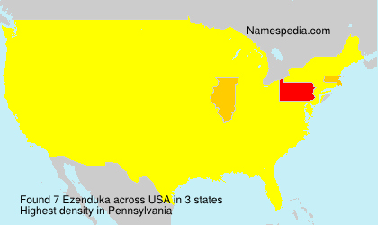 Surname Ezenduka in USA