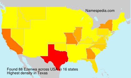 Surname Ezenwa in USA