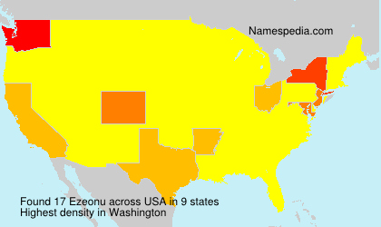 Surname Ezeonu in USA Surname Ezeonu in USA