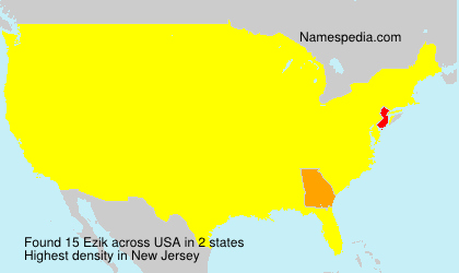 Surname Ezik in USA Surname Ezik in USA
