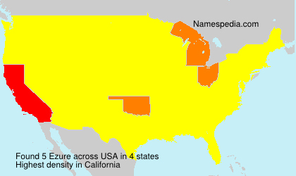 Surname Ezure in USA Surname Ezure in USA